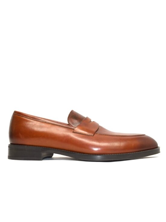 New! Magnanni Penny Loafer Shoes Cognac Size 11 US DD540 26219 44 EU